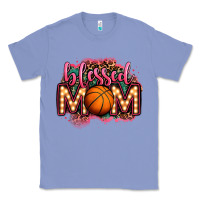 Blessed Basketball Mom Lightbulb Letters Classic Tee | Teevron