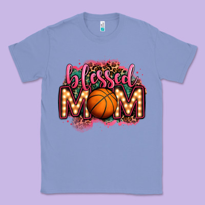 Blessed Basketball Mom Lightbulb Letters Classic Tee Designed By Oliviacreatesart
