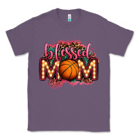 Lavender blessed basketball mom lightbulb letters Classic Tee - OliviaCreatesArt