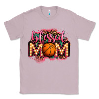 Lilac blessed basketball mom lightbulb letters Classic Tee - OliviaCreatesArt