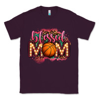 Plum blessed basketball mom lightbulb letters Classic Tee - OliviaCreatesArt