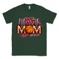 Sports Green blessed basketball mom lightbulb letters Classic Tee - OliviaCreatesArt