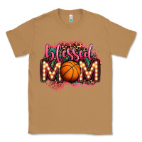 Toasted Coconut blessed basketball mom lightbulb letters Classic Tee - OliviaCreatesArt