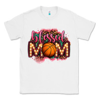 White blessed basketball mom lightbulb letters Classic Tee - OliviaCreatesArt