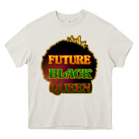 Cream Future black queen Heavy Core Tee - HowdyJamesFarm