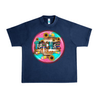 Navy teacher vibe earrings Urban Heavy Tee - BundleAndBundleShop