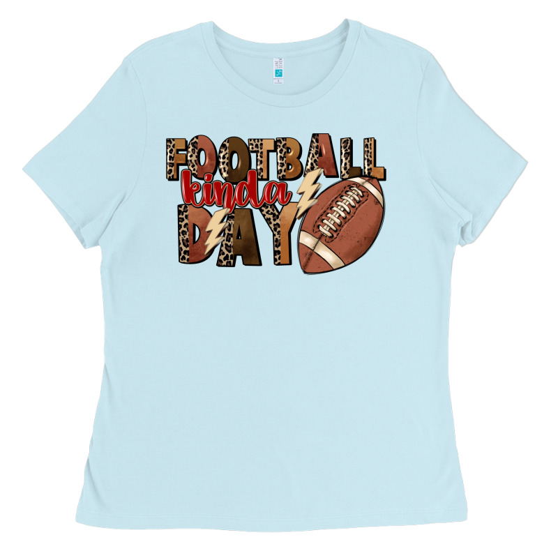 Football Kinda Day Ladies Tee by FaDigitalArtStudio | Teevron