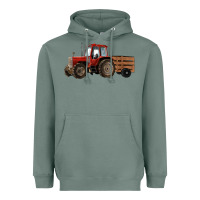 Sage farm tractor Heavyweight Hoodie - RanaPortraitStore