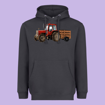 Farm Tractor Heavyweight Hoodie Designed By Ranaportraitstore