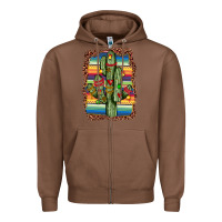 Chestnut Christmas cactus Zipper Hoodie - JahusDesignShop