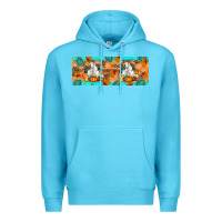 Ocean Blue Goat Family Fall Premium Hoodie - Artiststas