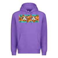 Purple Goat Family Fall Premium Hoodie - Artiststas