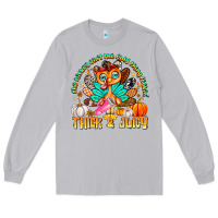 Moon Dust The Turkey Ain’t The Only Thing Lookin Thick & J Long Sleeve Tee - CowhideDigitalArt