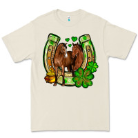 Bone St. Patrick's Day horse horseshoe Premium Tee - OliviaCreatesArt