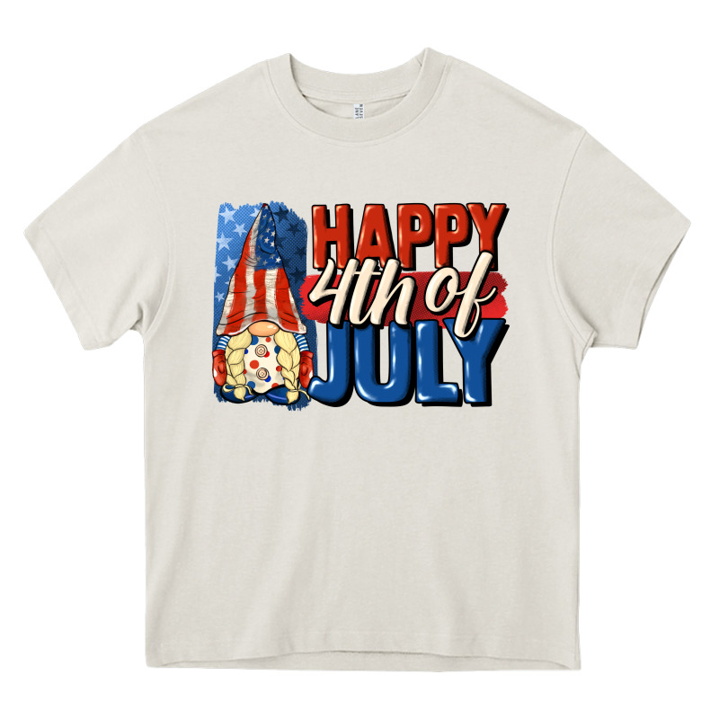 Happy 4th Of July Gnome Heavy Core Tee by CowGirlArtShop | Teevron