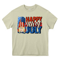 Mossy Happy 4th of july gnome Heavy Core Tee - CowGirlArtShop