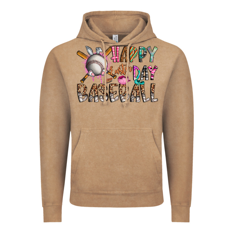 Happy Easter Day Baseball Vintage Hoodie by CowhideDigitalArt | Teevron