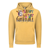 Vintage Mustard happy easter day baseball Vintage Hoodie - CowhideDigitalArt