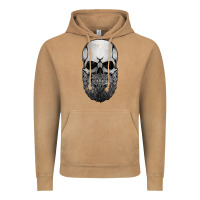 Creepy Bald And Bearded Skull For Halloween & Skeletons Fans T Shirt Vintage Hoodie | Teevron