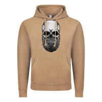 Vintage Coffee creepy bald and bearded skull for halloween & skeletons fans t shirt Vintage Hoodie - baoMotion