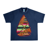 Navy serape tooled leather arrowhead Urban Heavy Tee - Jasminsmagicworld