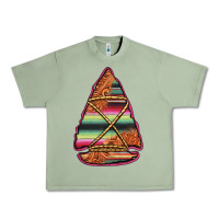 Oil Green serape tooled leather arrowhead Urban Heavy Tee - Jasminsmagicworld