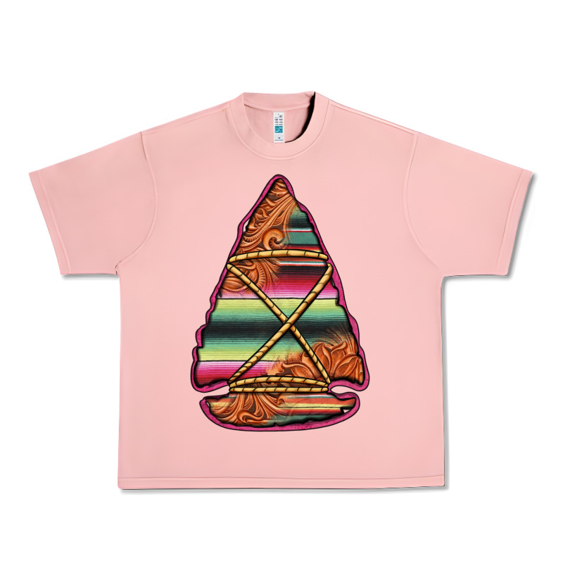 Serape Tooled Leather Arrowhead Urban Heavy Tee by Jasminsmagicworld | Teevron