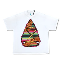 White serape tooled leather arrowhead Urban Heavy Tee - Jasminsmagicworld
