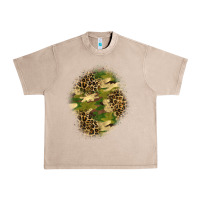 French Oak camouflage and leopard patch  4 Urban Heavy Tee - BundleAndBundleShop