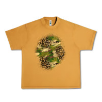 Peanut Butter camouflage and leopard patch  4 Urban Heavy Tee - BundleAndBundleShop