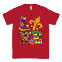 Red mardi gras love olivia Classic Tee - OliviaCreatesArt