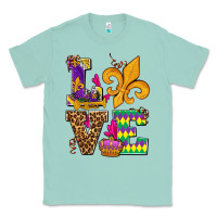 Seafoam mardi gras love olivia Classic Tee - OliviaCreatesArt
