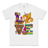 White mardi gras love olivia Classic Tee - OliviaCreatesArt