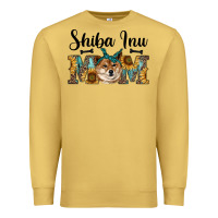 Antique Gold western shiba inu mom Premium Sweatshirt - RanaPortraitStore