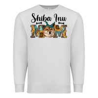 Dove Grey western shiba inu mom Premium Sweatshirt - RanaPortraitStore