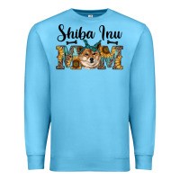 Ocean Blue western shiba inu mom Premium Sweatshirt - RanaPortraitStore