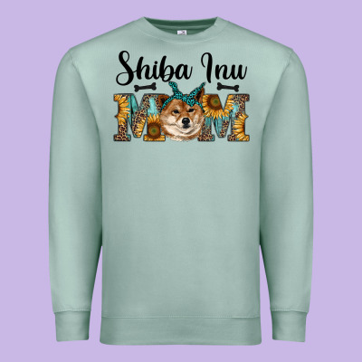 Western Shiba Inu Mom Premium Sweatshirt Designed By Ranaportraitstore