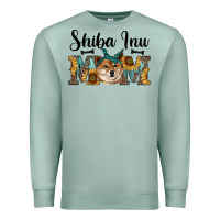 Seafoam western shiba inu mom Premium Sweatshirt - RanaPortraitStore