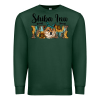 Sports Green western shiba inu mom Premium Sweatshirt - RanaPortraitStore