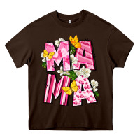Chocolate Brown Mama Mother's Day Heavy Core Tee - CowGirlArtShop