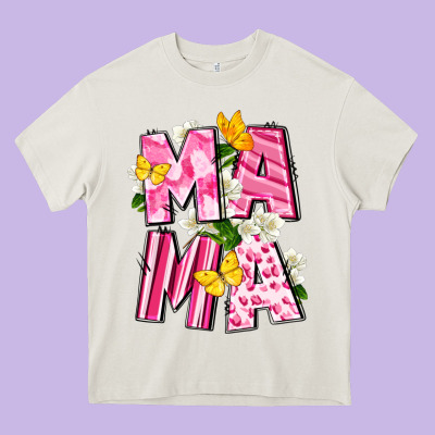 Mama Mother's Day Heavy Core Tee Designed By Cowgirlartshop