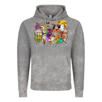 Cloud Rock Halloween Western Boo Coffee Cups Vintage Hoodie - CowhideDigitalArt
