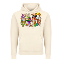 Vintage Artic Halloween Western Boo Coffee Cups Vintage Hoodie - CowhideDigitalArt