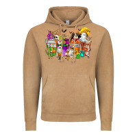 Vintage Camel Halloween Western Boo Coffee Cups Vintage Hoodie - CowhideDigitalArt