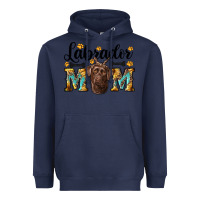 Navy western labrador mom Heavyweight Hoodie - RanaPortraitStore