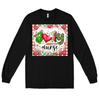 Black Joly Nurse Long Sleeve Tee - CowhideDigitalArt