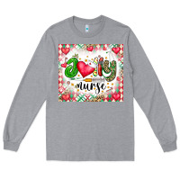 Heather Grey Joly Nurse Long Sleeve Tee - CowhideDigitalArt