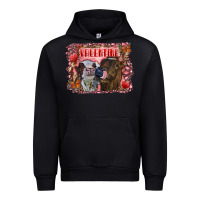 Black Valentine heifers Urban Hoodie - RanaPortraitStore