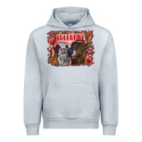 Heather Grey Valentine heifers Urban Hoodie - RanaPortraitStore