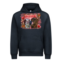 Navy Valentine heifers Urban Hoodie - RanaPortraitStore